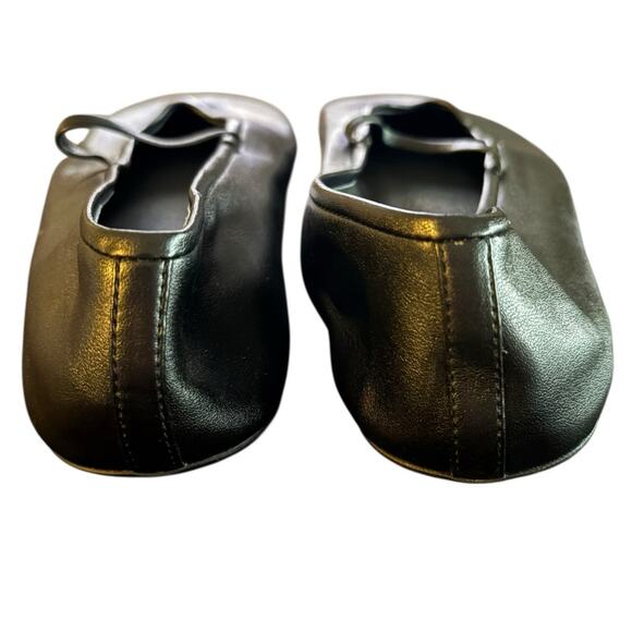 Jeffrey Campbell Dancerina Leather Mary Jane Flats Balletcore Chic Black Sz 8.5 - Picture 8 of 10